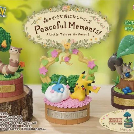 Re-ment Pokemon Little Forest Story 2 Peaceful Moments (Full Set of 6 Figures) | Rement Miniatures