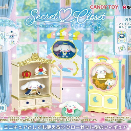 Re-ment Sanrio Cinnamoroll Secret Closet (Full Set of 6) | Rement Miniatures Dollhouse