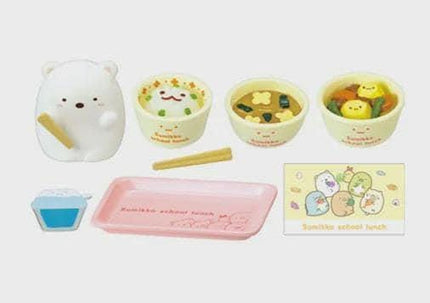 Re-ment Sumikko Gurashi School Lunch Complete Set (8 Figures) | Rement Miniatures