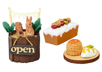 Re-Ment Sunny Forest Cake Shop (Full Set of 8) by Rement Miniatures Dollhouse