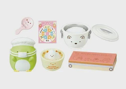Re-ment Sumikko Gurashi School Lunch Complete Set (8 Figures) | Rement Miniatures