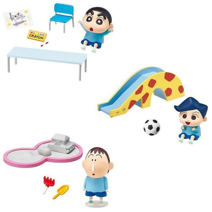 Re-ment Crayon Shin-chan Futaba Kindergarten Full Set (6 Figures) | Rement Miniatures Dollhouse