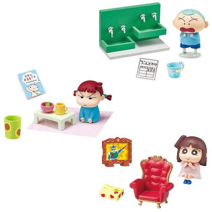 Re-ment Crayon Shin-chan Futaba Kindergarten Full Set (6 Figures) | Rement Miniatures Dollhouse