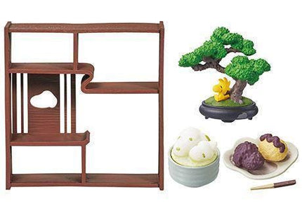 Re-ment Dollhouse Snoopy Japanese Cafe Full Set (8 Figures) (Discontinued) | Rement Miniatures