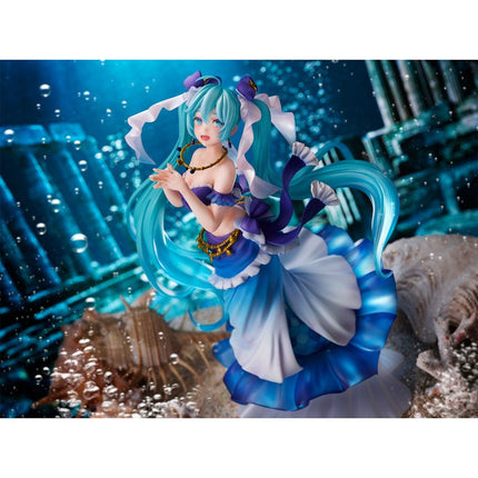Hatsune Miku - Princess AMP Mermaid Figure, Multiple Colors