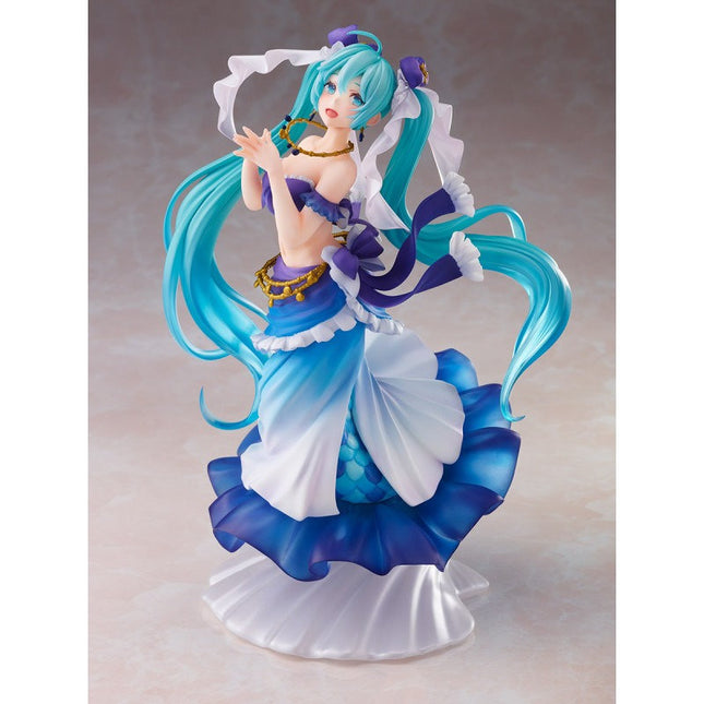 Hatsune Miku - Princess AMP Mermaid Figure, Multiple Colors
