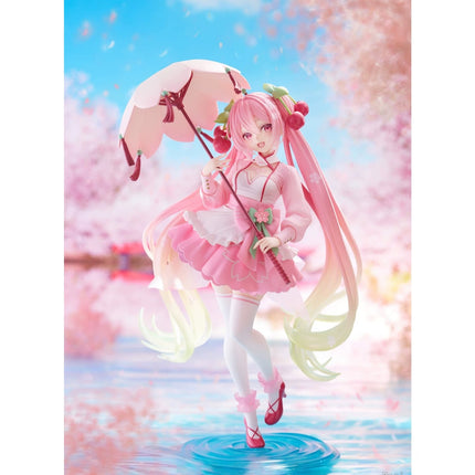 Hatsune Miku Sakura Dress Ver. Vocaloid AMP+ Figure