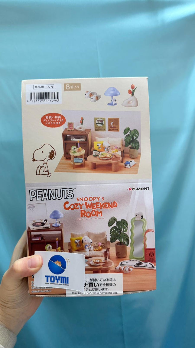 Re-ment Snoopy's Cozy Weekend Room Full Set (8 Boxes) | Peanuts Furniture | Rement Miniatures
