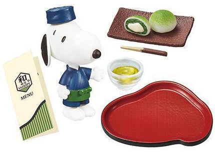 Re-ment Dollhouse Snoopy Japanese Cafe Full Set (8 Figures) (Discontinued) | Rement Miniatures