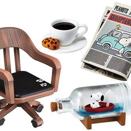 Re-ment Snoopy's Vintage Writing Room (Full Set of 8) (Discontinued) | Rement Miniatures
