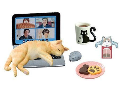 Re-ment Life with Cat Miniatures Set (Box of 8) | Rement Miniatures