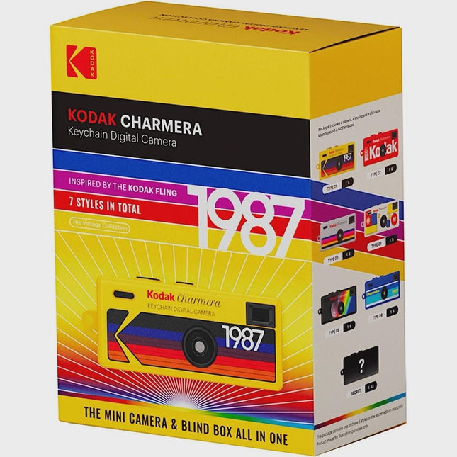Kodak Charmera Mini Digital Camera Key Chain (Blind Box) - Vintage Y2K Look