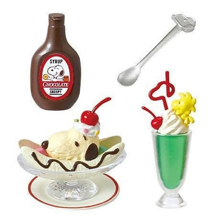 Re-Ment Snoopy American Sweets Shop (Full Set of 8) Peanuts Food | Rement Miniatures