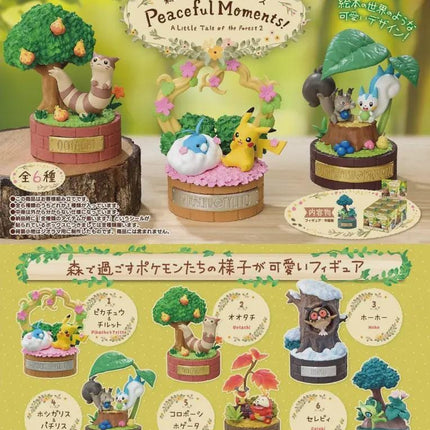 Re-ment Pokemon Little Forest Story 2 Peaceful Moments (Full Set of 6 Figures) | Rement Miniatures