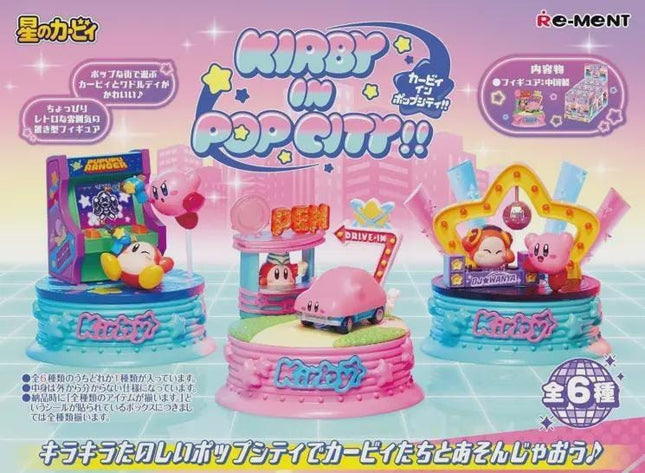 Re-ment Kirby in Pop City (Full Set of 6) by Rement Miniatures