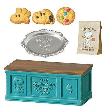 Re-Ment Snoopy American Sweets Shop (Full Set of 8) Peanuts Food | Rement Miniatures