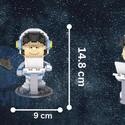 Peanuts Nano Building Blocks - Snoopy in the Space - (DIY Toy)