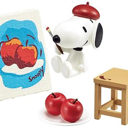 Re-ment Peanuts Snoopy Art Studio Full Set (8 boxes) (Discontinued) | Rement Miniatures