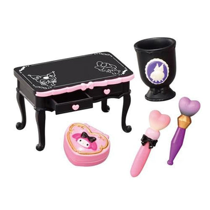 Re-ment Sanrio My Melody & Kuromi Itazura Cosmetics (Full Set of 8 Boxes) | Rement Miniatures