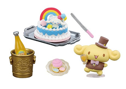 Re-ment Cinnamoroll Sparkling Sky Blue Party Figure (Box of 6) (4521121700069)