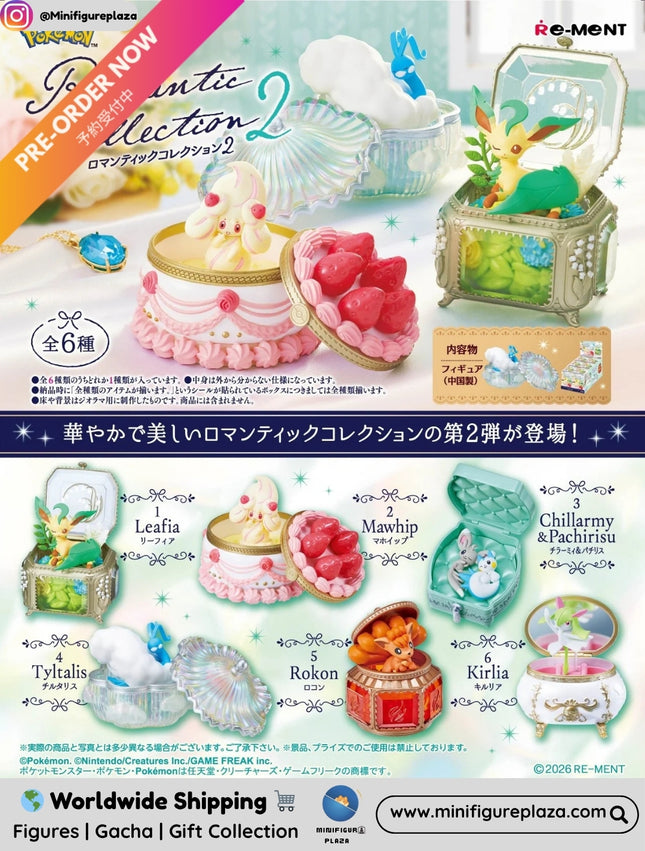 (Pre-order) Re-ment Pokemon Romantic Collection 2 (Box of 6) (4521121700366)