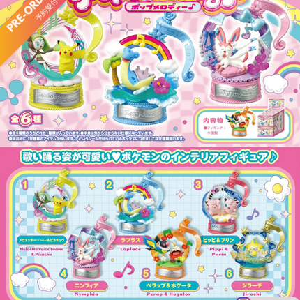 (Pre-order) Re-ment - Pokemon Pop Melody (Full Box of 6) (4521121700618)