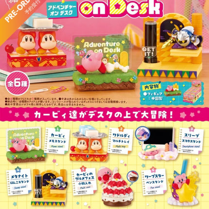 (Pre-order) Re-ment Kirby Adventure on Desk (Box of 6) (4521121700830)