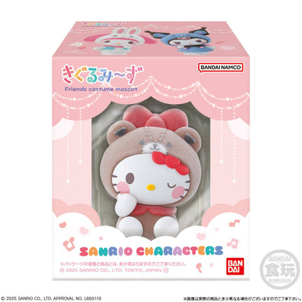 Bandai capsule toy box for Sanrio Characters kigurumi mascot set with figure inside