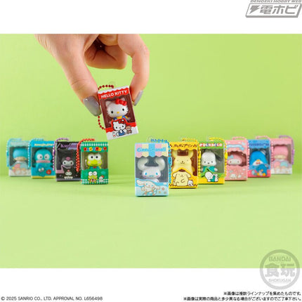Bandai Capsule Toy - Sanrio Chocobox Box Figure Collection (Full Set of 12) - Candy Toys and KeyChain