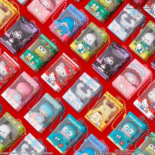 Bandai Capsule Toy - Sanrio Chocobox Box Figure Collection (Full Set of 12) - Candy Toys and KeyChain