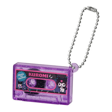 Bandai Capsule Toy - Sanrio Characters Cassette Tape Charm (Set of 8) Gashapon KeyChain
