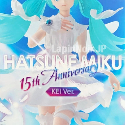 Hatsune Miku 15th Anniversary KEI Ver sega figure
