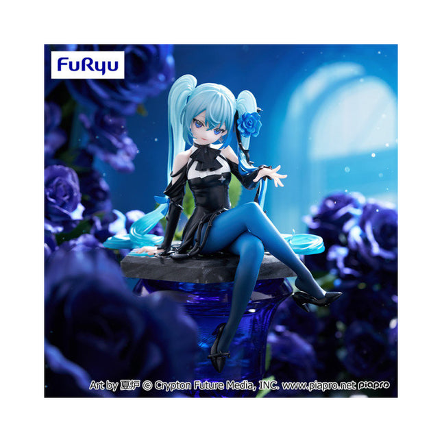 Hatsune Miku Blue Rose Ver. Flower Fairy Noodle Stopper Figure