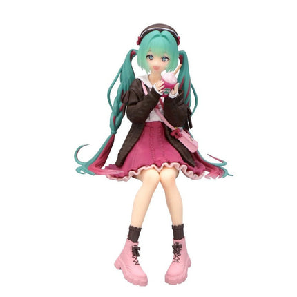 Hatsune Miku - Noodle Stopper Figure Autumn Daily Clothes Version (Pink)