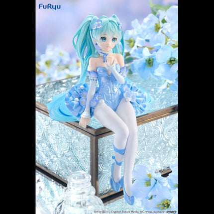 Hatsune Miku Flower Fairy Nemophila Pale Blue Ver. Vocaloid Noodle Stopper Figure