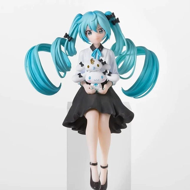 Hatsune Miku x Cinnamoroll Chokonose Premium Figure Osumashi Ver