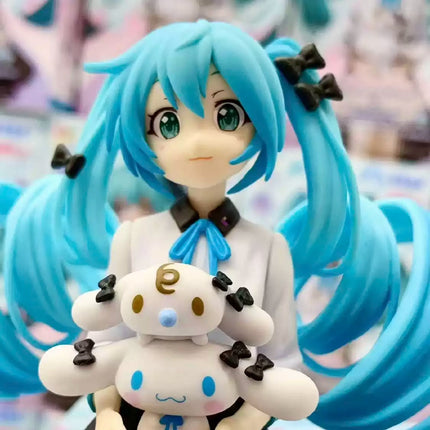 Hatsune Miku x Cinnamoroll Chokonose Premium Figure Osumashi Ver