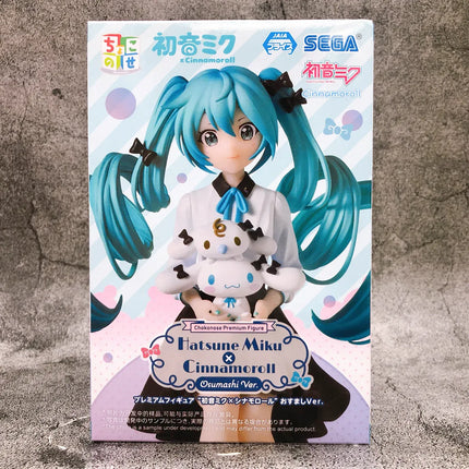 Hatsune Miku x Cinnamoroll Chokonose Premium Figure Osumashi Ver