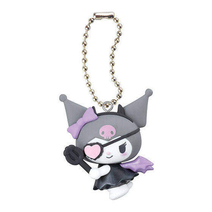 Bandai Capsule Toy- Sanrio Characters Naughty Little Devil Swing (Set of 5) Gashapon and KeyChain