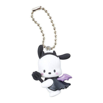 Bandai Capsule Toy- Sanrio Characters Naughty Little Devil Swing (Set of 5) Gashapon and KeyChain