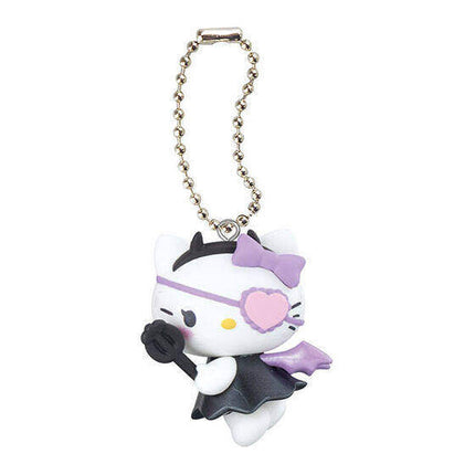 Bandai Capsule Toy- Sanrio Characters Naughty Little Devil Swing (Set of 5) Gashapon and KeyChain