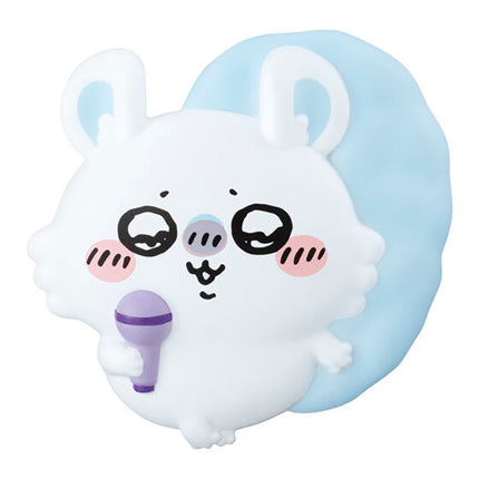 Light-blue Chiikawa light clip toy with purple light accessory