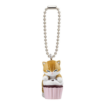 Bandai Capsule Toy - Mofusand Cupcake Nyan Mascot (Set of 5) Gashapon Keychain