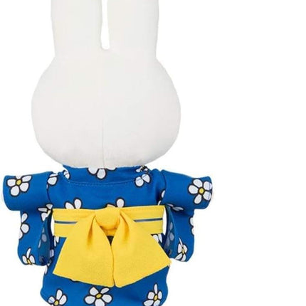 (Pre-order) Japanesque Miffy Floral Pattern Plush Toy (Blue)