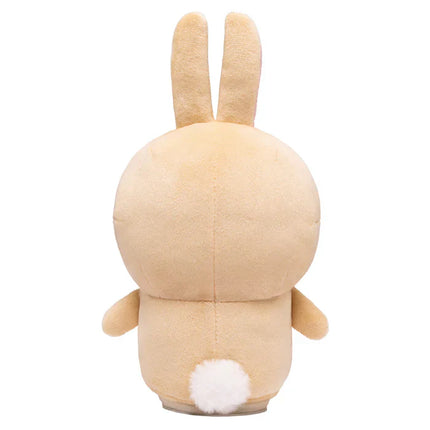 Beige bunny voice plush toy back view with long ears and small paw feet