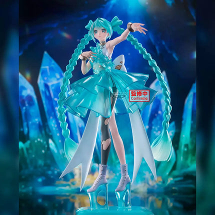 Hatsune Miku - EVOLVE Clearluxe - Emerald Gem Figure