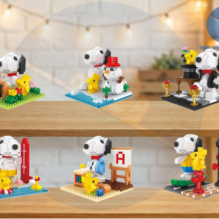 Peanuts Nano Building Blocks - Snoopy's Daily Life - (DIY Toy)