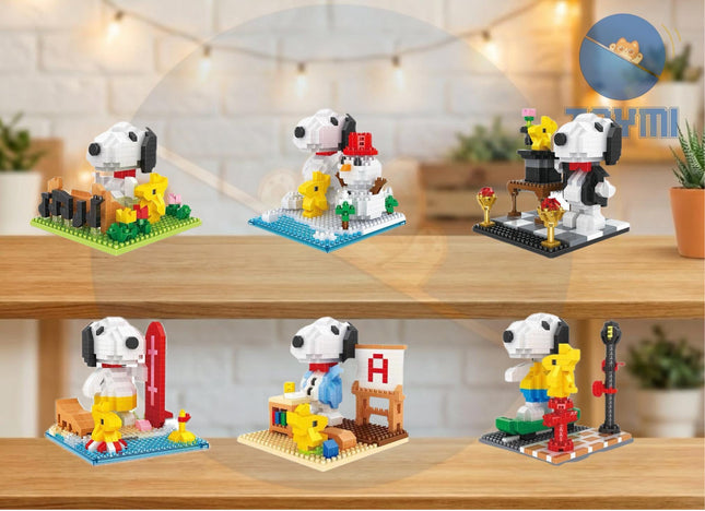 Peanuts Nano Building Blocks - Snoopy's Daily Life - (DIY Toy)