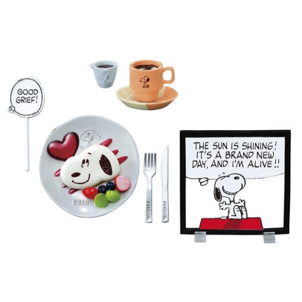 Re-Ment Snoopy Visit Peanuts Cafe With You! Full Set | Rement Miniatures Dollhouse