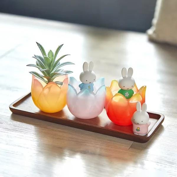 Miffy Tulip Garden Series - Removable Figure Jewelry Holder - Surprise Box